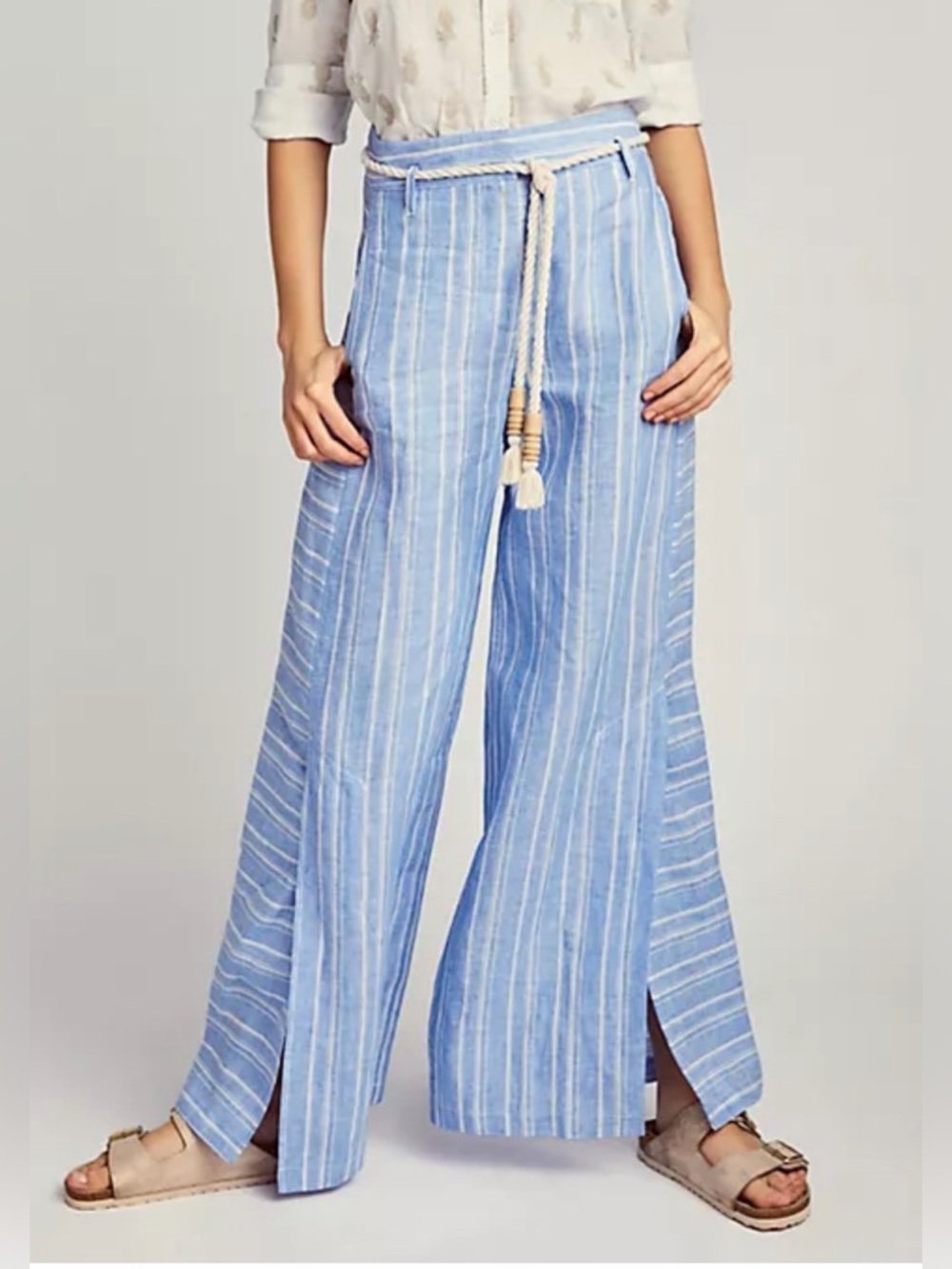 Anthropologie 100% Linen Pants - size 2